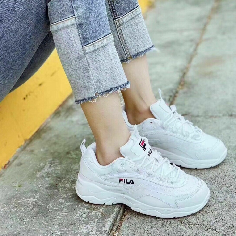 Fila Women's Disarray Premium White Sneakers Shoes